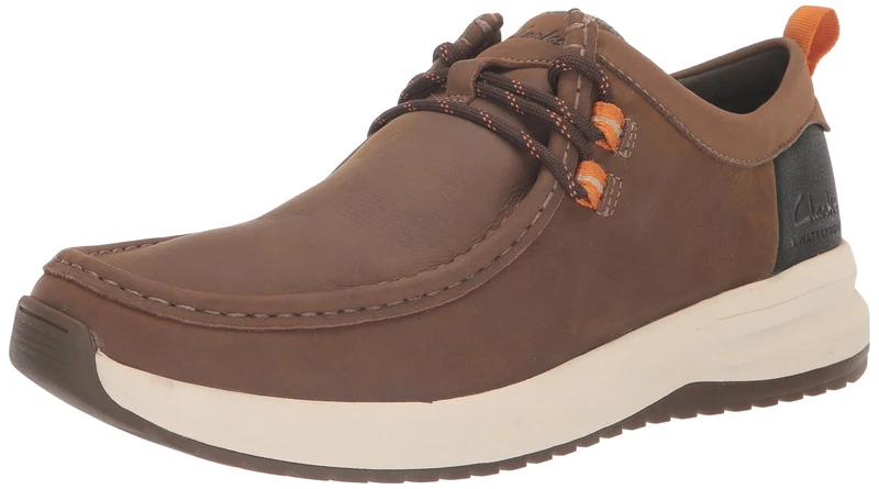 Clarks Men's Wellman Moc Oxford, Cola Leather, 8.5