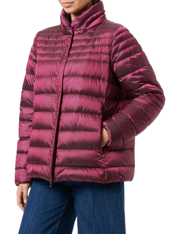 Geox Women's D Jaysen Jacket, Dark Deep Raspberry, 4XL