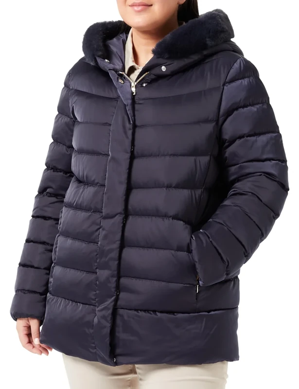 Geox Women's W CHLOO Jacket, Sky Captain, 4XL