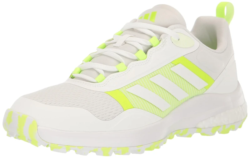 adidas Women's Zoysia Shoes Golf, Footwear White/Lucid Lemon, 6 UK