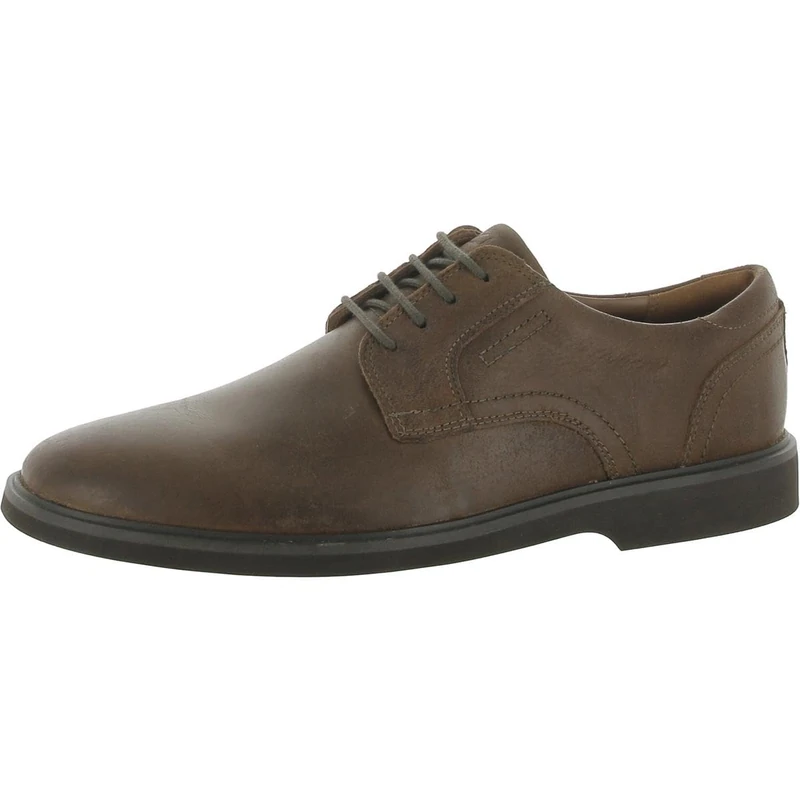 Clarks - - Malwood Men's Cola Suede Lace-Up Shoes, Size 9 UK, Cola Suede, 9 UK