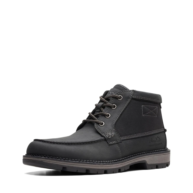 Clarks Men's Maplewalk Moc Oxford Boot, Black Combi, 13