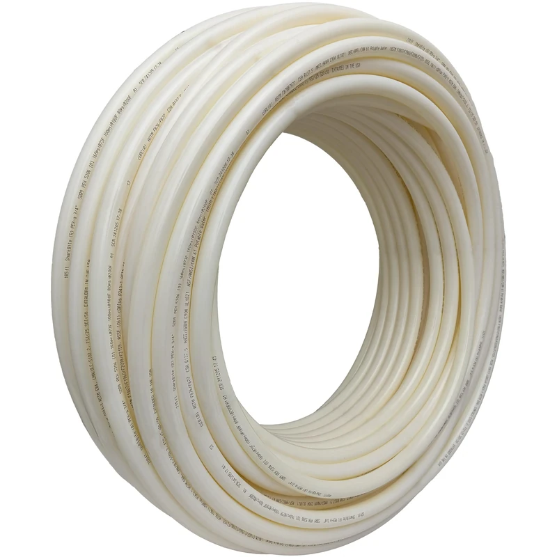 Sharkbite 3/4 Inch x 300 Feet White PEX-A, PEX Pipe Flexible Water Tubing for Plumbing, UA70W300