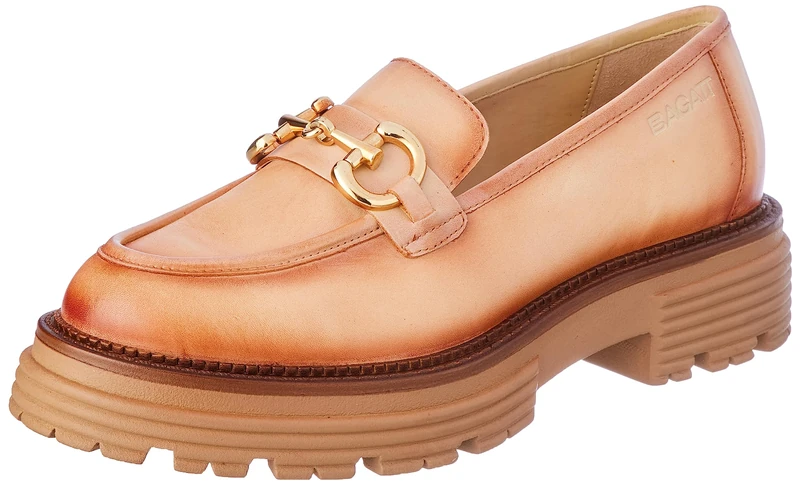 BAGATT Women's Enna Loafer, Mid Brown, 6.5 UK