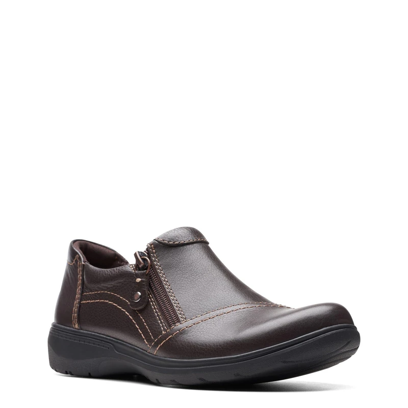 Clarks Women Carleigh Ray Oxford, Dark Brown, 41.5 EU Weit