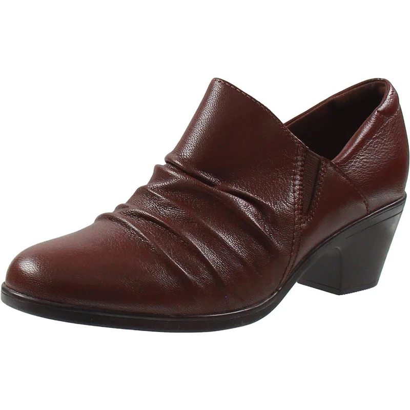 Clarks Women's Emily 2 Cove Pump, British Tan Leather, 5.5