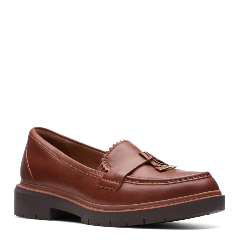 Clarks Women's Westlynn Bella Loafer, Tan Leather, 6.5 UK - Image 1