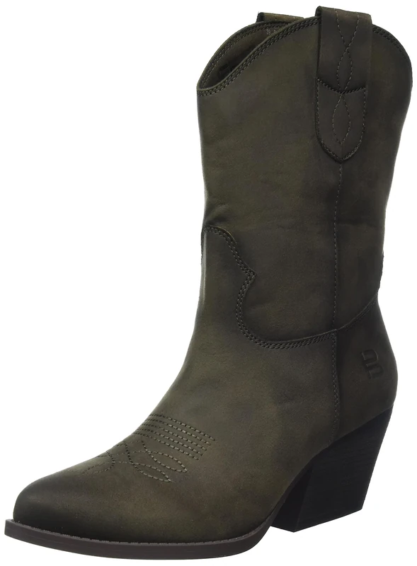 BAGATT Women's D12-ag030 Western Boots, Dark Green, 6 UK