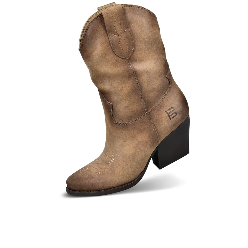 BAGATT Women's D12-ag030 Western Boots, taupe, 8.5 UK