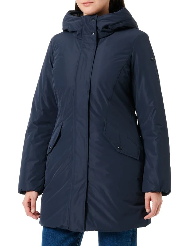 Geox Women's W MYRIA Jacket, SKY CAPTAIN,