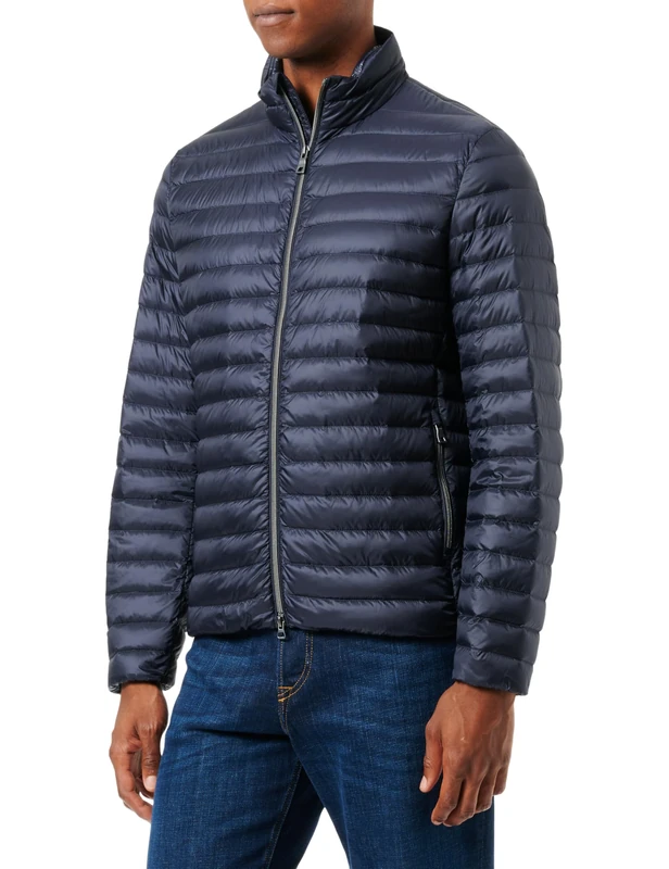 Geox Men's M Warrens Jacket, Sky Captain, 46