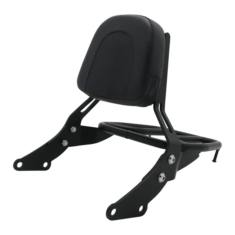 FENGREN Motorcycle Passenger Backrest Sissy Bar Luggage Rack for Triumph Bonneville T100 T120 Street Scrambler &Street Twin 2017-2021