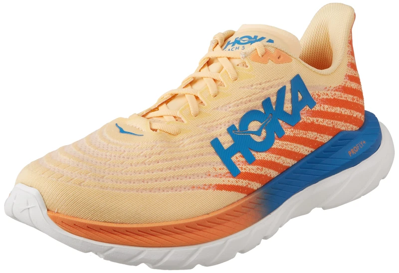 Hoka One One Men's M MACH 5 Sneaker, Impala/Vibrant Orange, 11.5 UK - Image 1