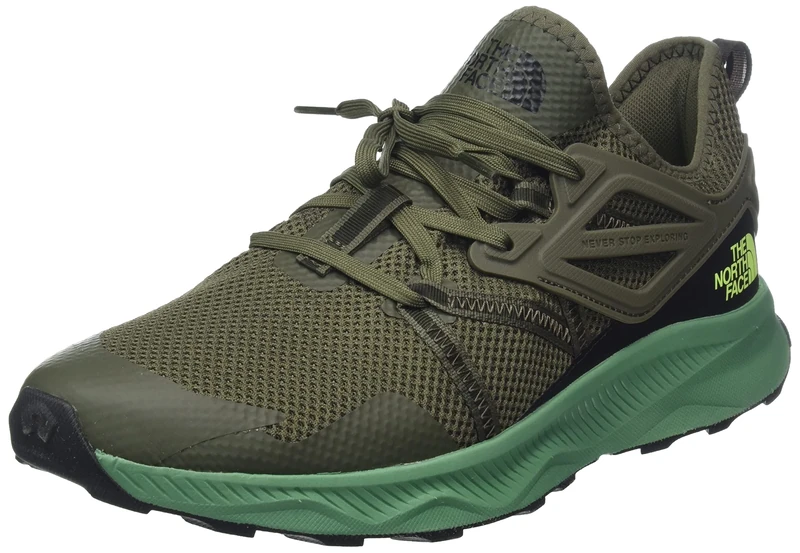 THE NORTH FACE Men's Oxeye Sneaker, Taupe Green Deep Grass Green, 13 UK