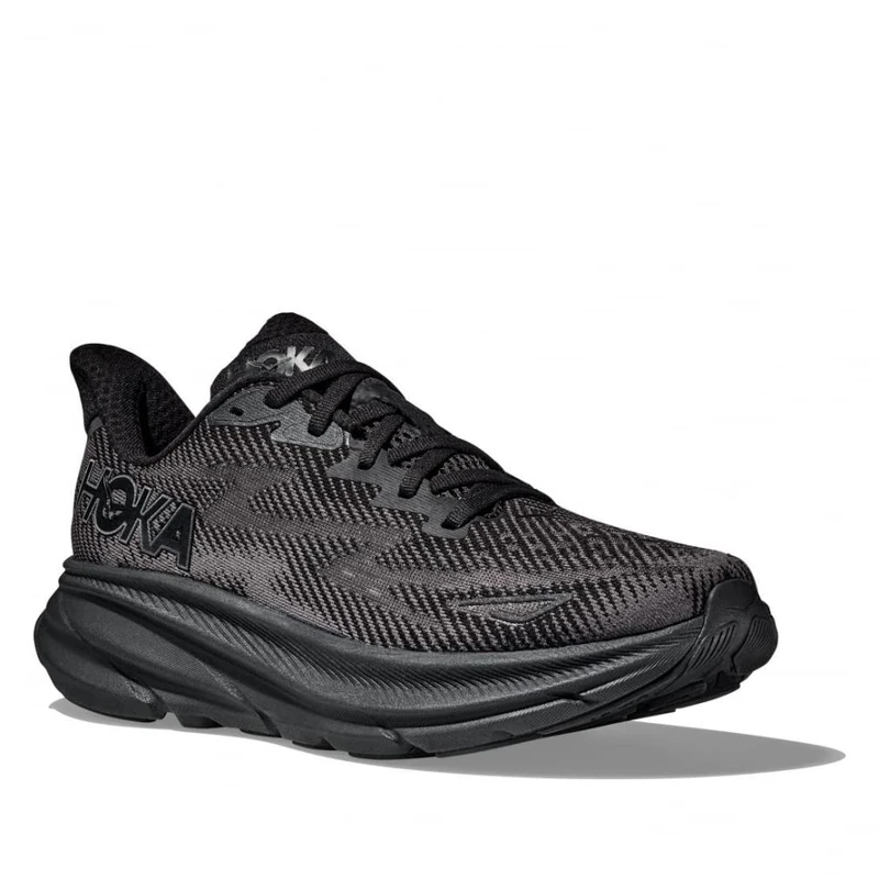 Hoka One One 1132210-BBLC M Clifton 9 Wide Men Black/Black UK 10