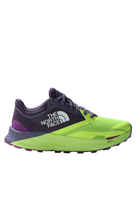 THE NORTH FACE Men's Vectiv Enduris 3 Sneaker, LED Yellow Lunar Slate, 4.5 UK