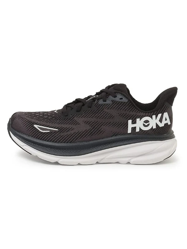Hoka One One 1132211-BWHT W Clifton 9 Wide Women Black/White UK 5.5