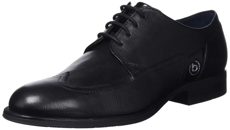 bugatti Men's Marillo Lace-Up Shoes, Black, 8 UK