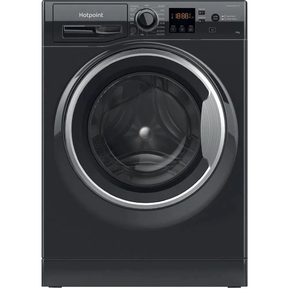 Hotpoint 10kg 1400rpm Freestanding Washing Machine - Black