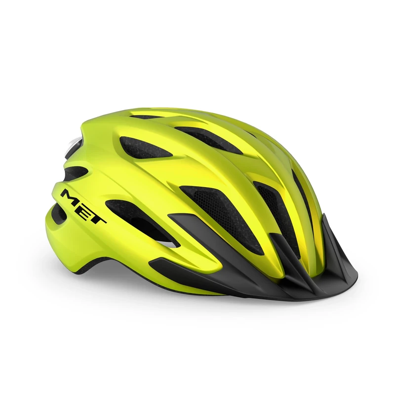 MET - Crossover In Lime / Yellow Metallic Size Extra Large (60-64 cm) - Image 1