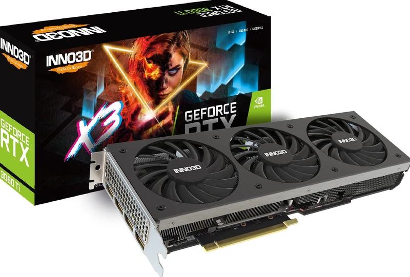 Inno3D GeForce RTX 3060 Ti X3 OC 8Go