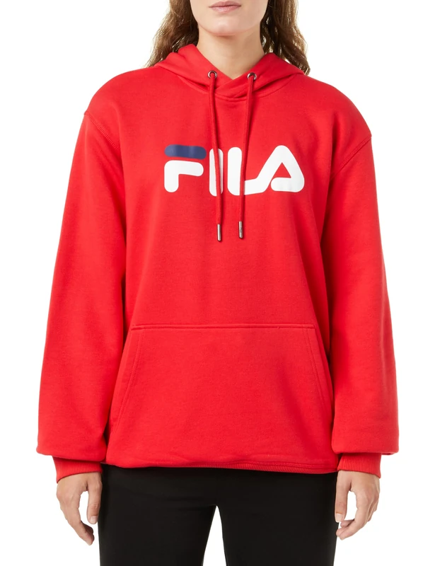 FILA Unisex BARUMINI Hoody, True Red,
