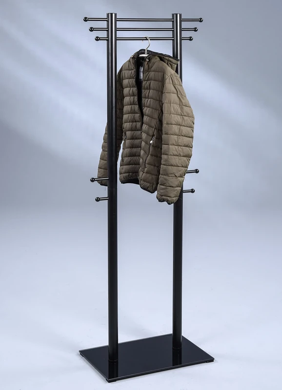 M2 Kollektion Madrid Metal/Glass Clothes Rack 67 x 189 x 40 cm