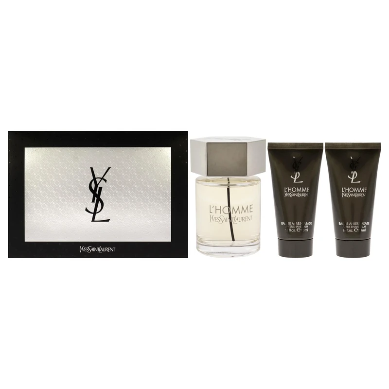 Yves Saint Laurent L'Homme Gift Set 100ml EDT + 2 x 50ml After Shave Balm