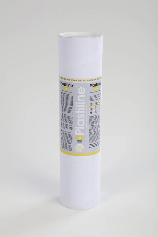 Plastiline 5130T - Plastiline tube - Modelling Paste, High Precision - Modelling, Sculpting, Moulding - Hardness 30 - 5 kg - ivory - Manufactured in France
