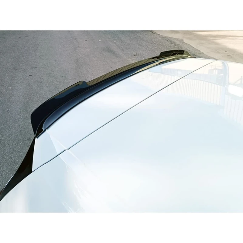 Motordrome Roof spoiler (Spoiler Cap) compatible with Volkswagen Golf VII GTI/R/R-Line 2012-2017 & Facelift (7.5) 2017-2019 (ABS Gloss black)