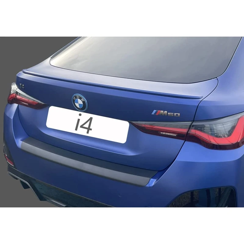 RGM ABS Rear bumper protector compatible with BMW i4 (G26) 'M' / M-Sport 2021- Black