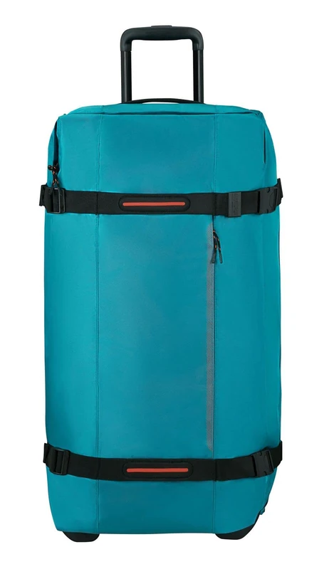 American Tourister Urban Track, Travel Bag with 2 Wheels, 78.5 cm, 116 L, Green (Verdigris)