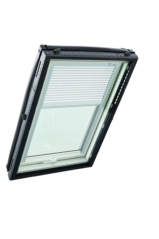 Roto Original Venetian Blind ZJA Roof Window Guide Rail Silver Aluminium Blind Roof Windows Series Designo R4/R7 and Classic K 43/73 Size 054/078 | 05/07 Colour White