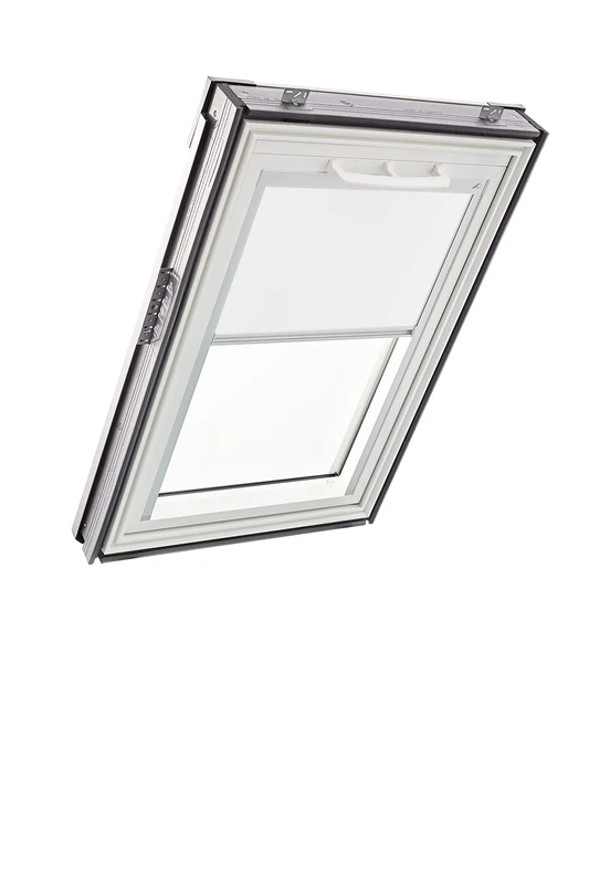 Original Roto Blackout Roller Blind ZRV Almost complete Blackout Guide Rail Silver For Roto Roof Windows Series Q Size 114/140 | 11/14 Colour White