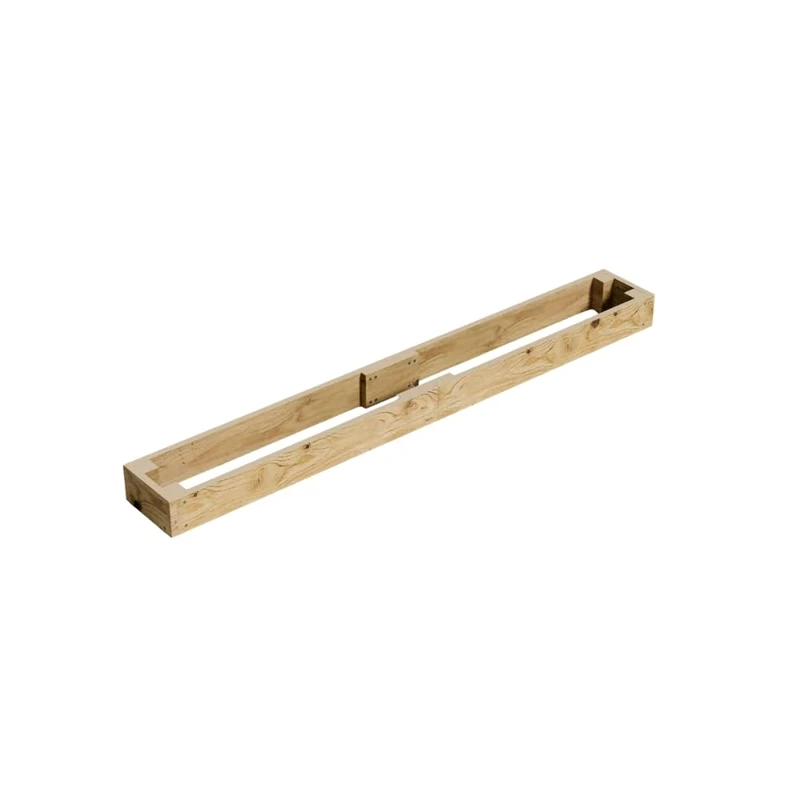 Conka Garden - Wooden Raised Bed Kit - Large Garden Planters for Vegetables, Herbs, Flowers – Start Growing Plants Earlier & Better - Durable & Resistant FSC Treated Timber 15cm H 30cm x 240cm