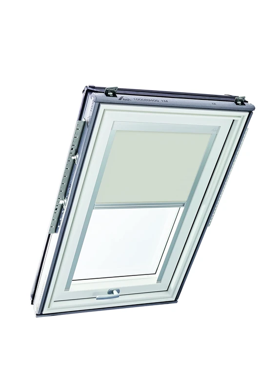 Original Roto Roller Blind Exclusive ZRE Daylight Blind for Roto Roof Windows Guide Rail Silver For Windows Series Designo R6/R8, i8 and Classic 64/84 Size 065/098 | 06/09 Colour Light Grey