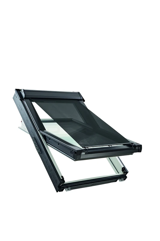 Roto Original External Roller Blind Screen ZAR Sun Protection & Heat Protection Fully Functional When Window is Open Length Adjustable for roof Windows Series Q Size 078/xxx | 07/xx - Image 1
