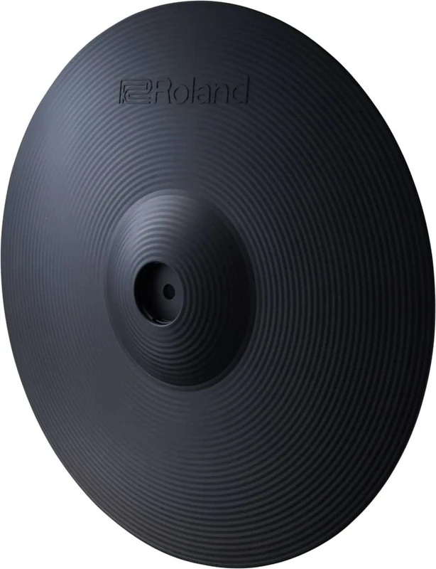 Roland CY-14R-T V-Cymbal Crash, Thin ride/crash cymbal pad with organic motion and feel