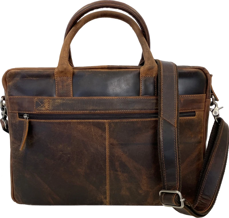 HIIERO Cow Hunter Bag Brown One Size