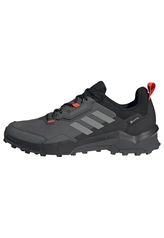 adidas Men's Terrex AX4 Gore-TEX Hiking Shoes, Grey Six/Grey Four/Solar Red, 7 UK