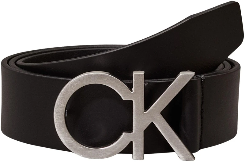 Calvin Klein Men's CK BUCKLE BELT 35MM, Ck Black, 80