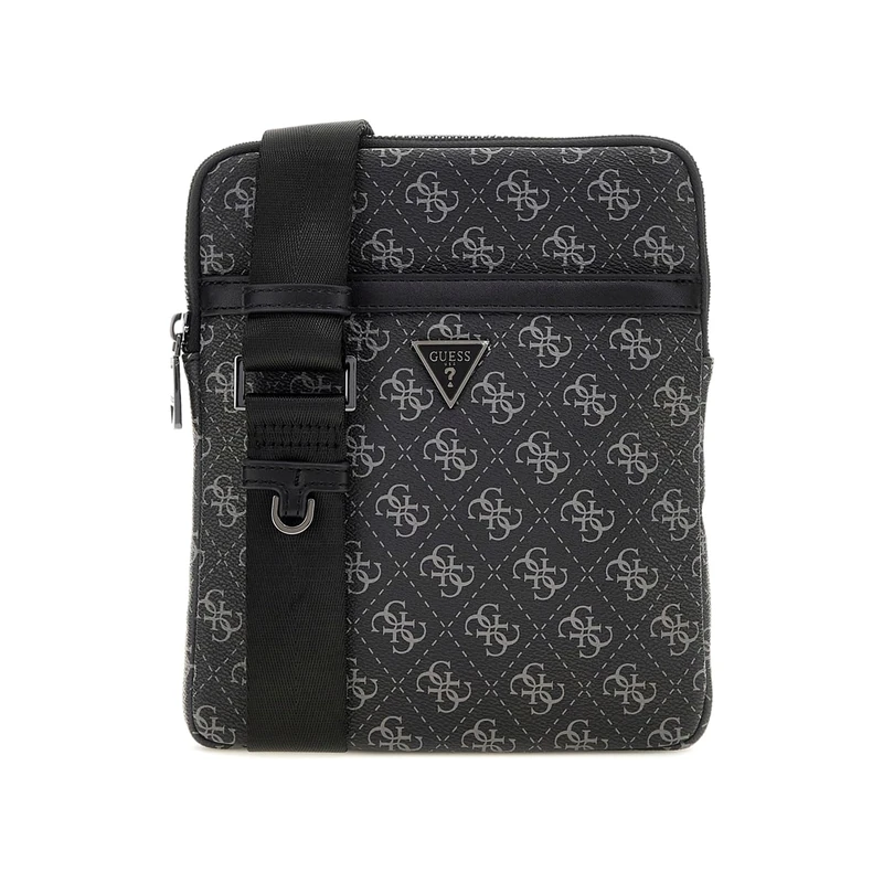 GuessMen'sMILANO CROSSBODY FLATCrossbodyDARK BLACKT/U
