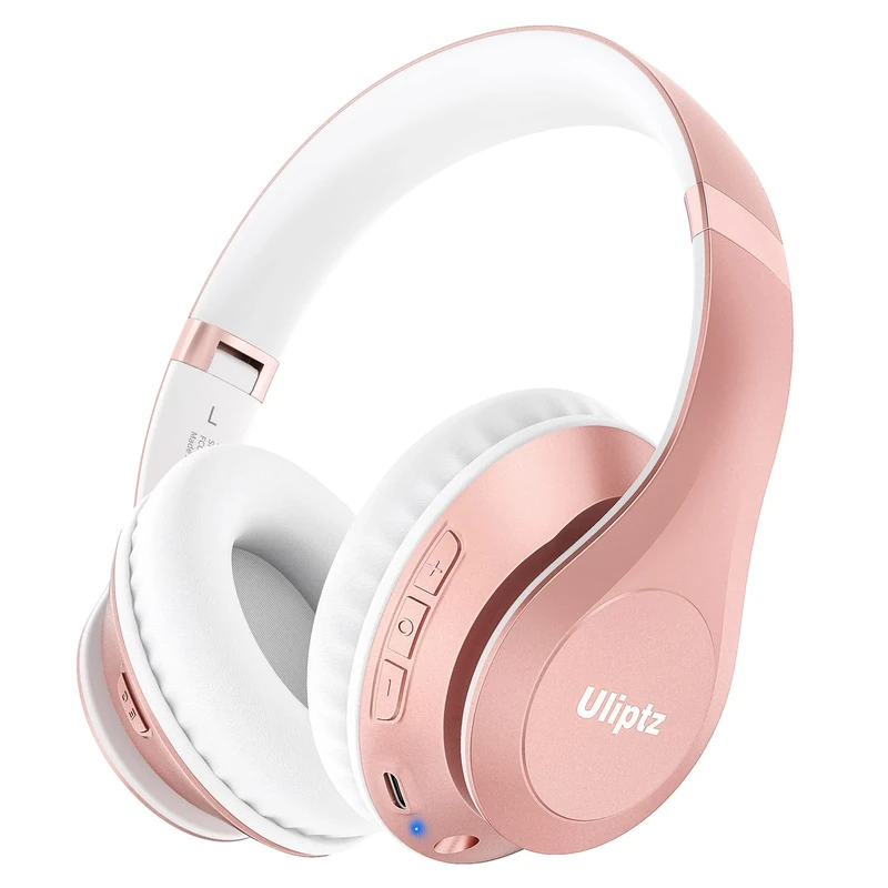 Uliptz Bluetooth Headphones - 65h Playtime, 6 EQ Modes, Foldable 5.3 - Image 1