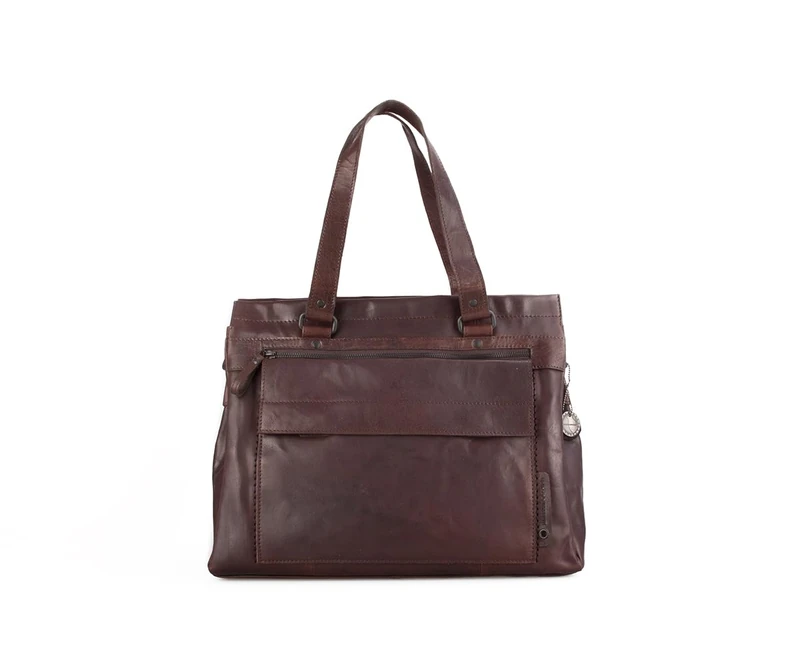 Spikes & Sparrow Women Yosemite Laptop Shoulder Bag, Brown, 40,5 x 13,5 x 30,5 cm - Image 1