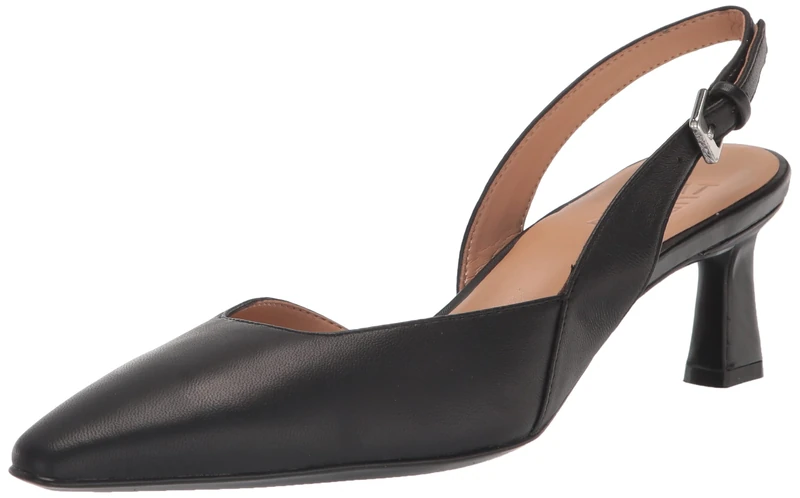 Naturalizer Women's Ballet Flats & Pumps - Dalary Slingback, Black Leather, UK 6.5, Medium Fit