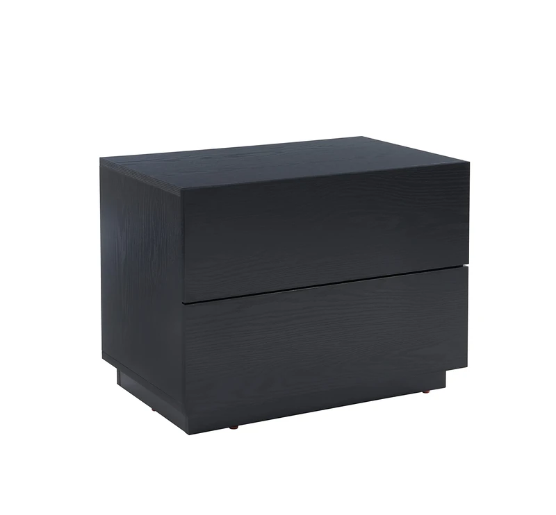 BAÏTA MORPHEE black 60cm bedside table with LED