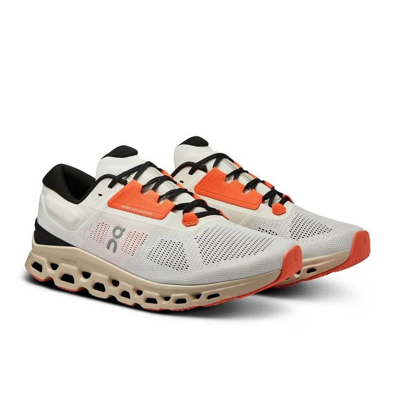 On 3MD30111148 CLOUDSTRATUS 3 Men UNDYED-White/Sand UK 12.5