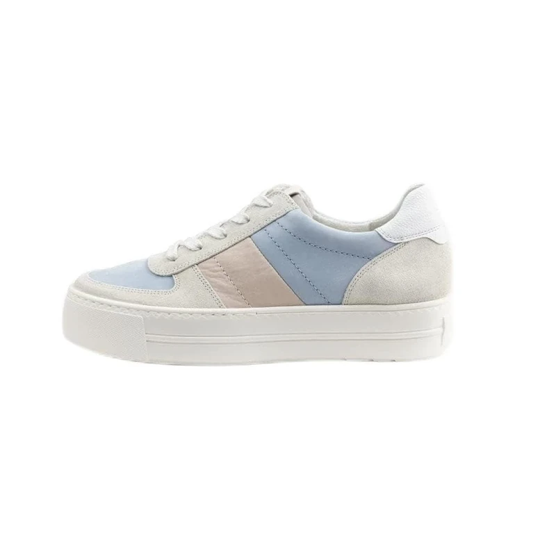 Paul Green Women's S.Suede/R.Nubuk Sneaker, ICE/LAGO, 6.5 UK