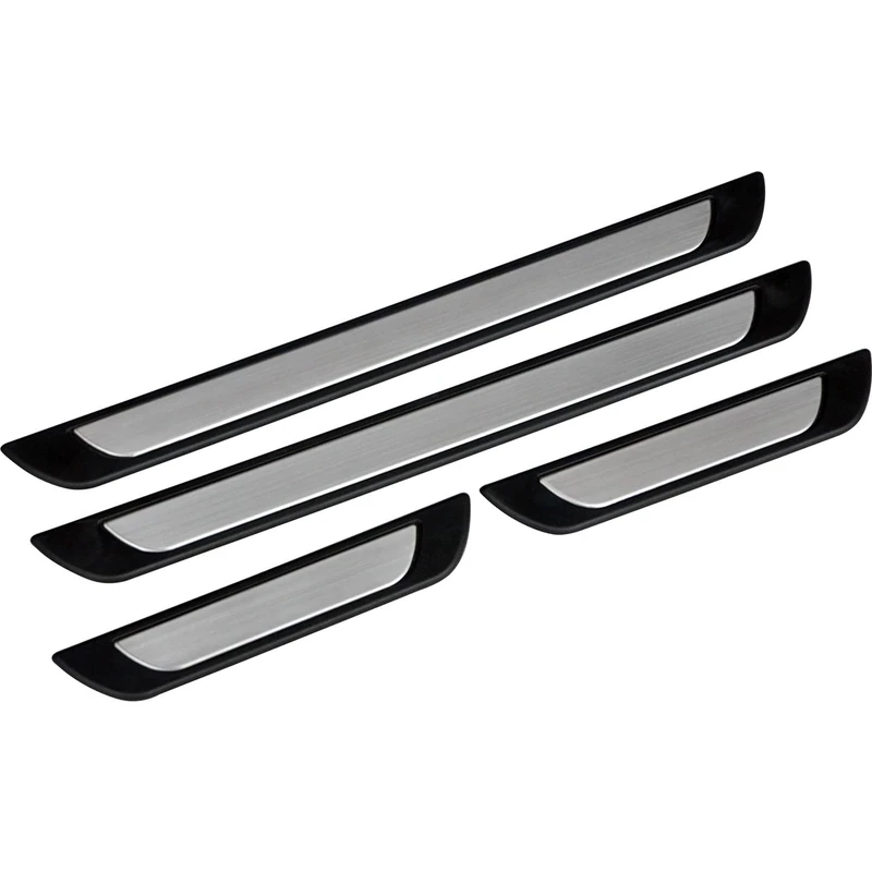 Bremer Seat Covers Door Sill Plate Set 4 x for Land Rover Defender 1 from 1990-2016 Protective Strips Paint Protection