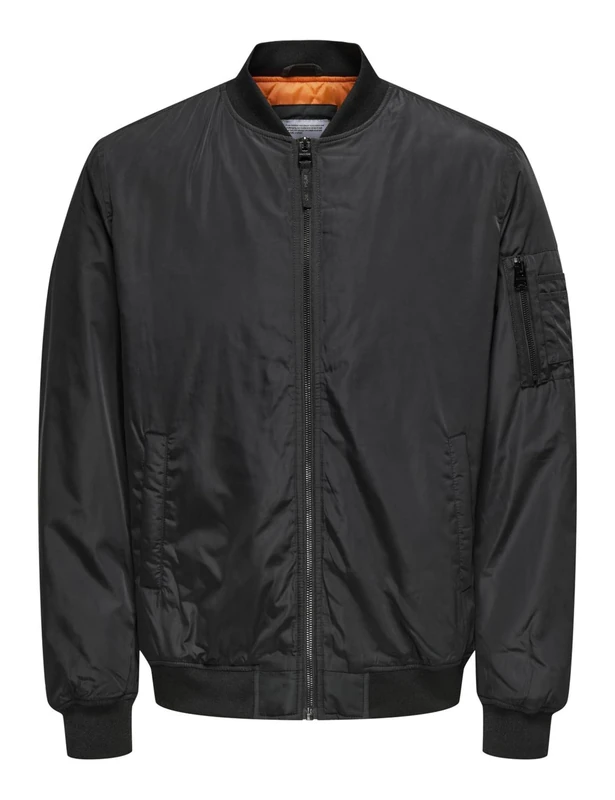 Only & Sons Bomber Jacket ONSJOSHUA Bomber Jacket XXL, Black 1, XXL - Image 1